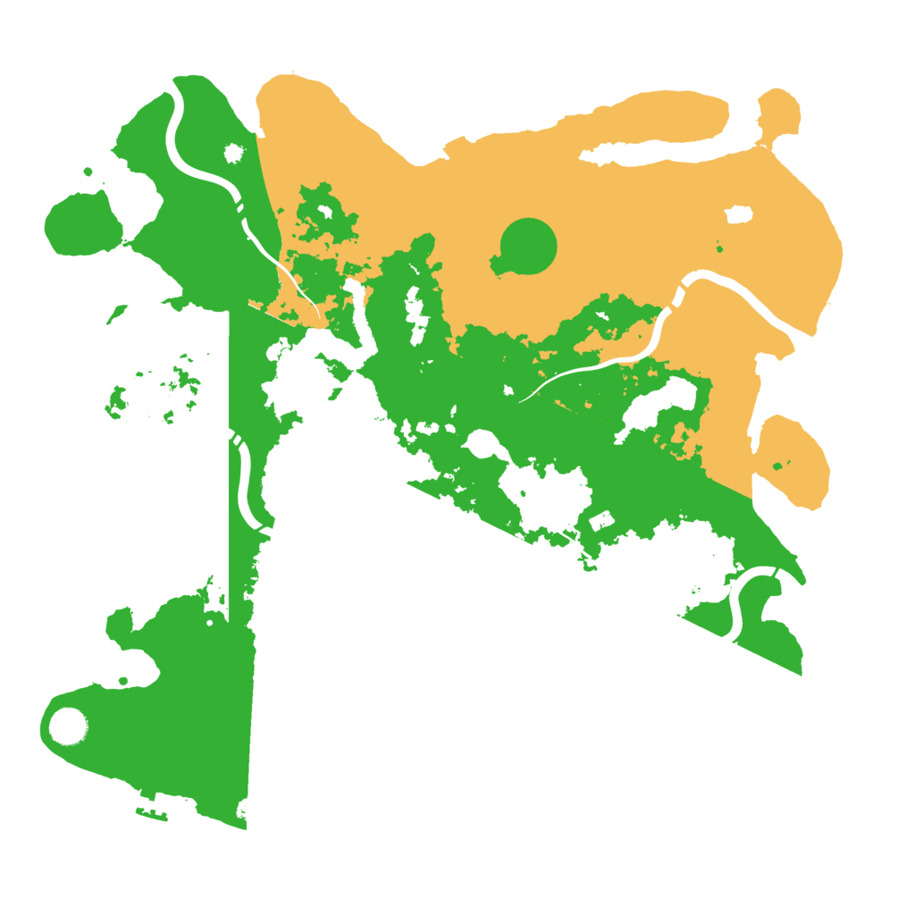 Biome Rust Map: Procedural Map, Size: 4250, Seed: 1143847292