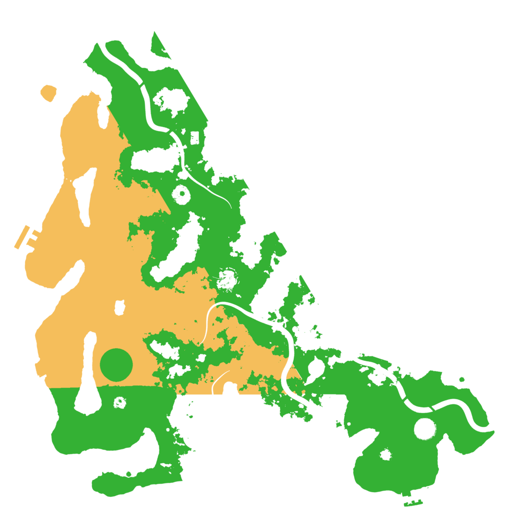 Biome Rust Map: Procedural Map, Size: 4250, Seed: 380989262