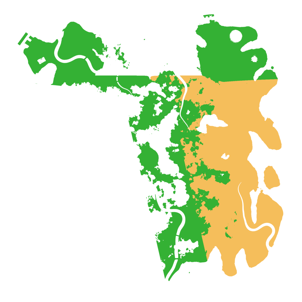 Biome Rust Map: Procedural Map, Size: 4300, Seed: 669323020