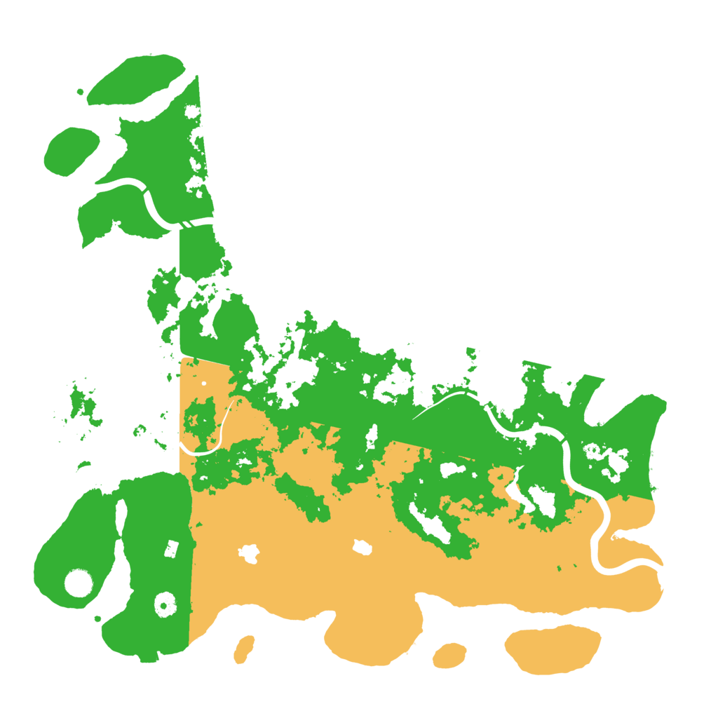 Biome Rust Map: Procedural Map, Size: 4500, Seed: 618521306