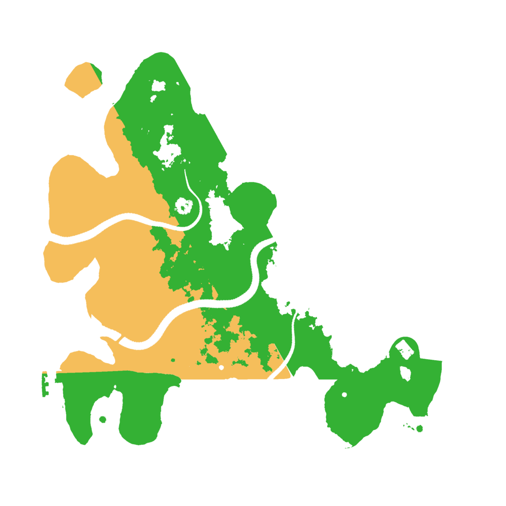 Biome Rust Map: Procedural Map, Size: 3000, Seed: 1416123413