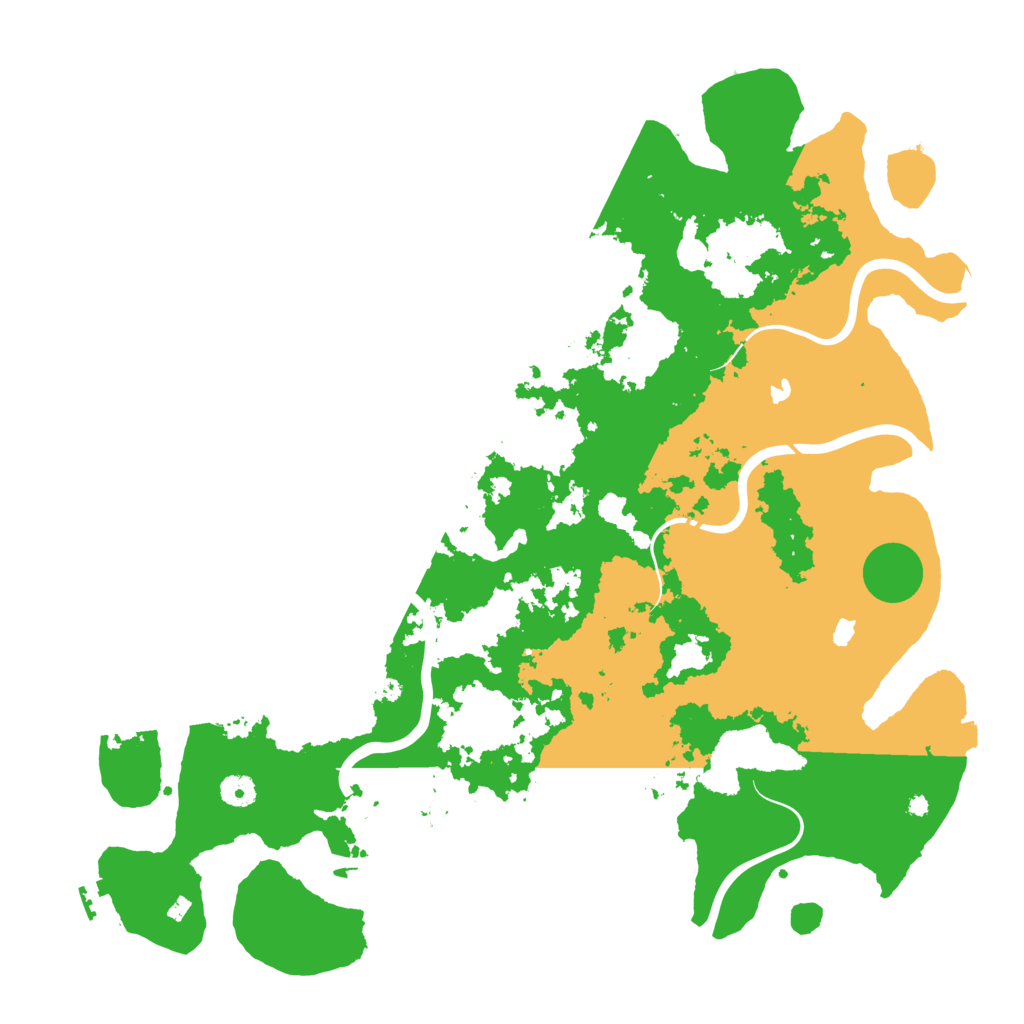 Biome Rust Map: Procedural Map, Size: 4500, Seed: 1164152995