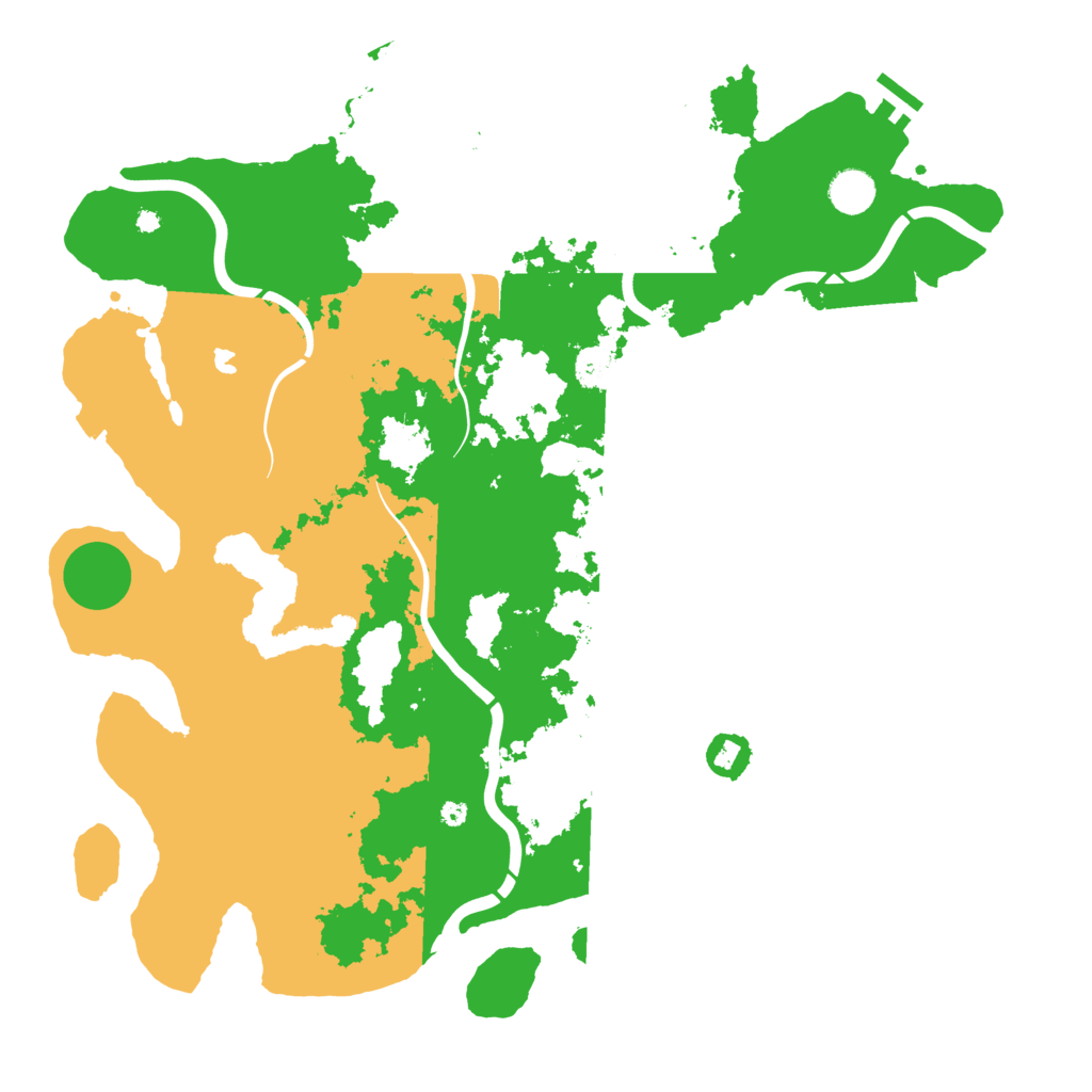 Biome Rust Map: Procedural Map, Size: 4250, Seed: 12349986