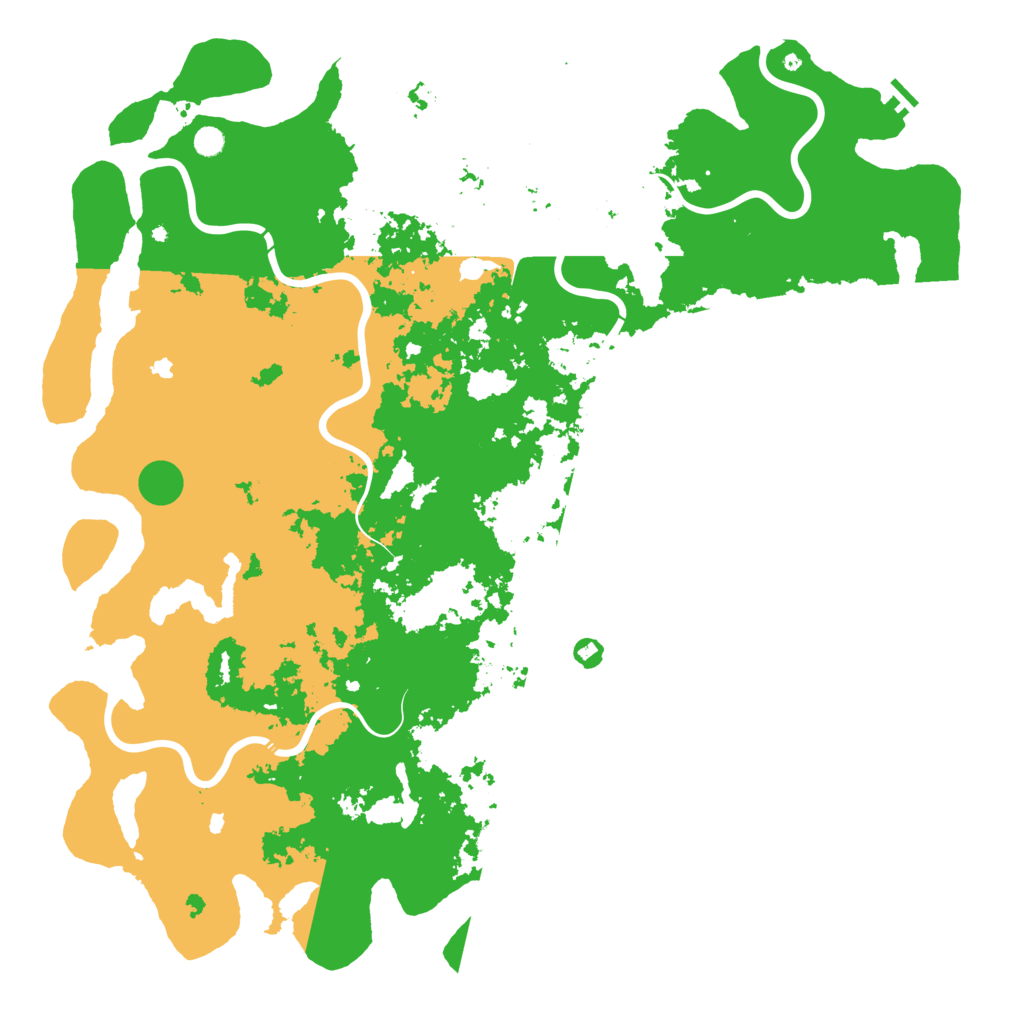 Biome Rust Map: Procedural Map, Size: 6000, Seed: 171943162