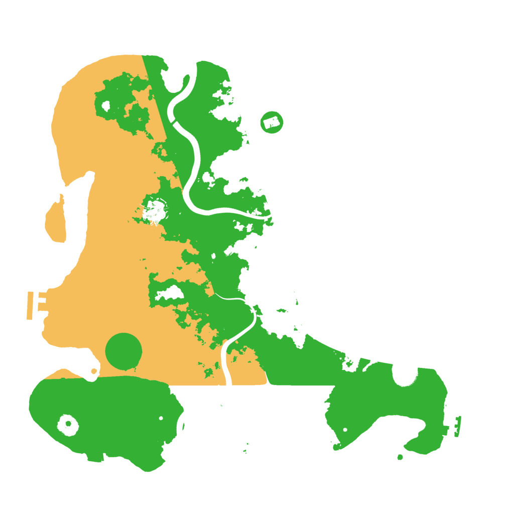 Biome Rust Map: Procedural Map, Size: 3700, Seed: 893209567