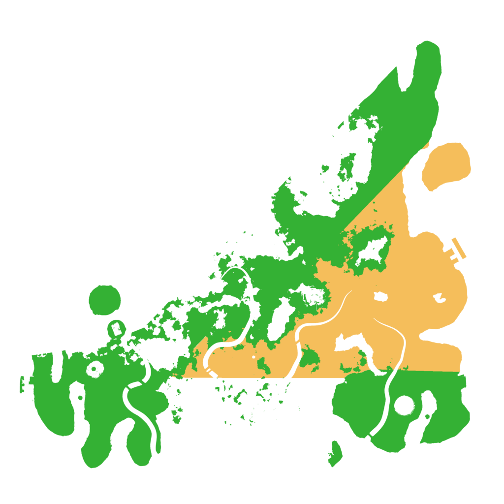Biome Rust Map: Procedural Map, Size: 4500, Seed: 1087845534