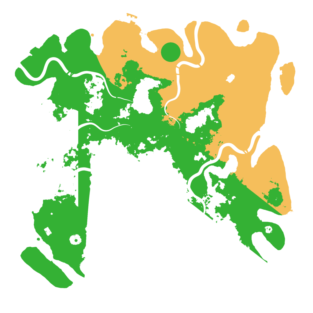 Biome Rust Map: Procedural Map, Size: 4250, Seed: 1805026045