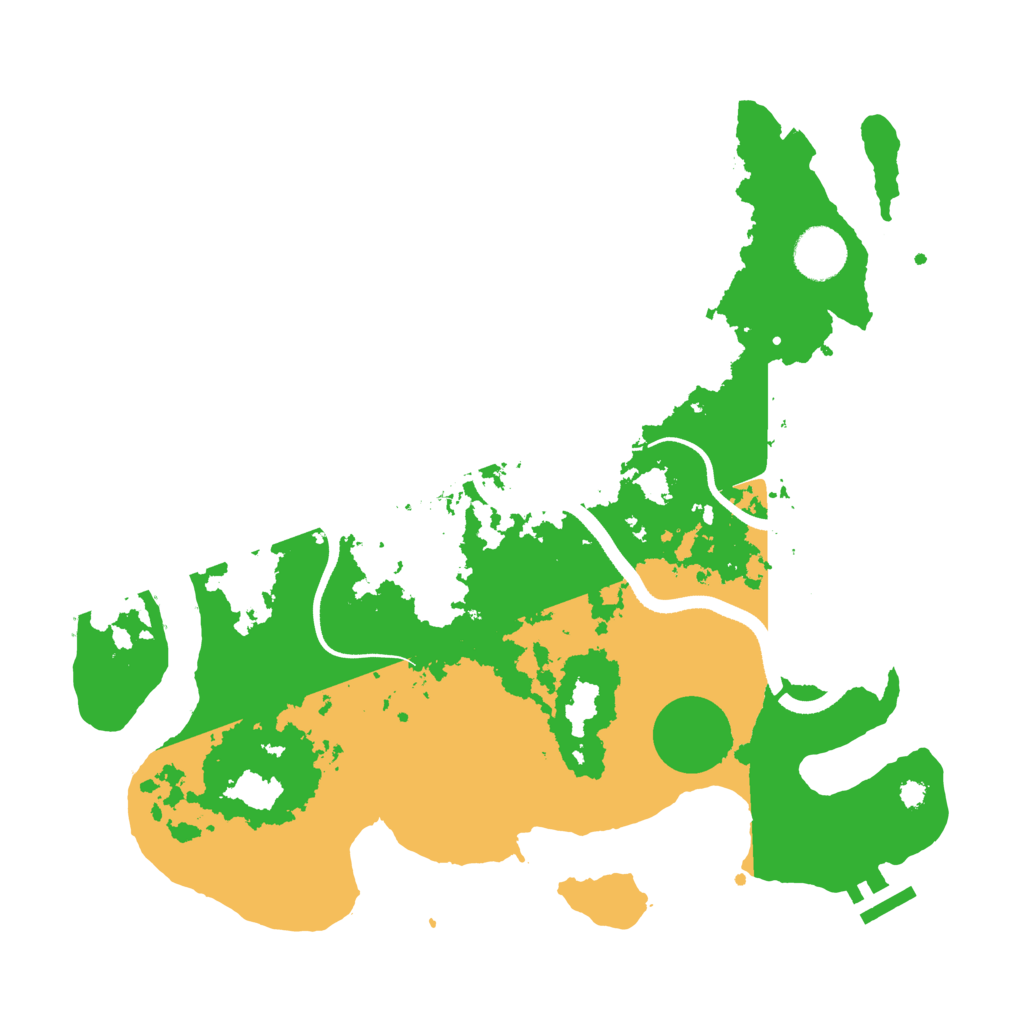 Biome Rust Map: Procedural Map, Size: 3500, Seed: 62959028