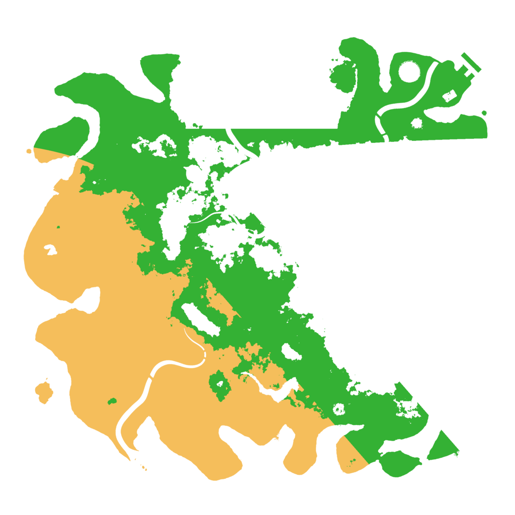 Biome Rust Map: Procedural Map, Size: 4250, Seed: 20426