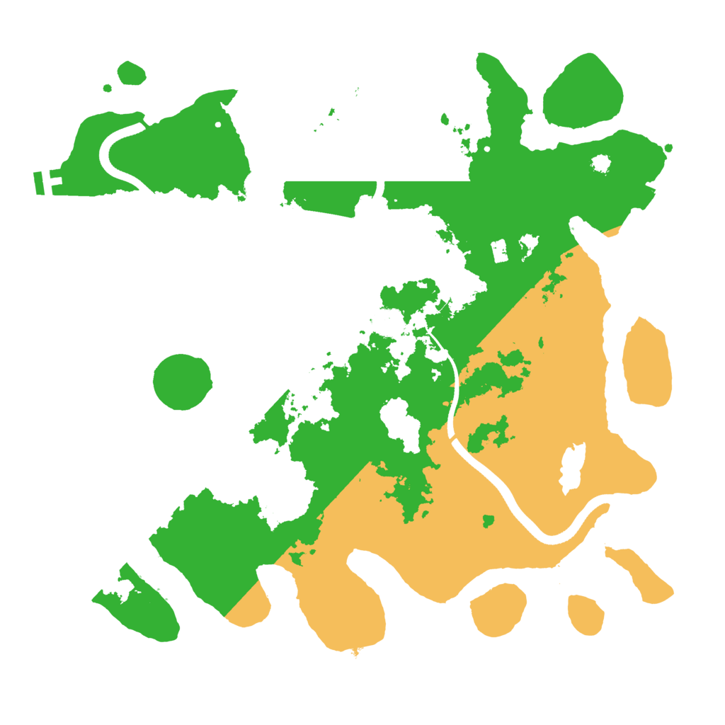 Biome Rust Map: Procedural Map, Size: 3500, Seed: 1789666240