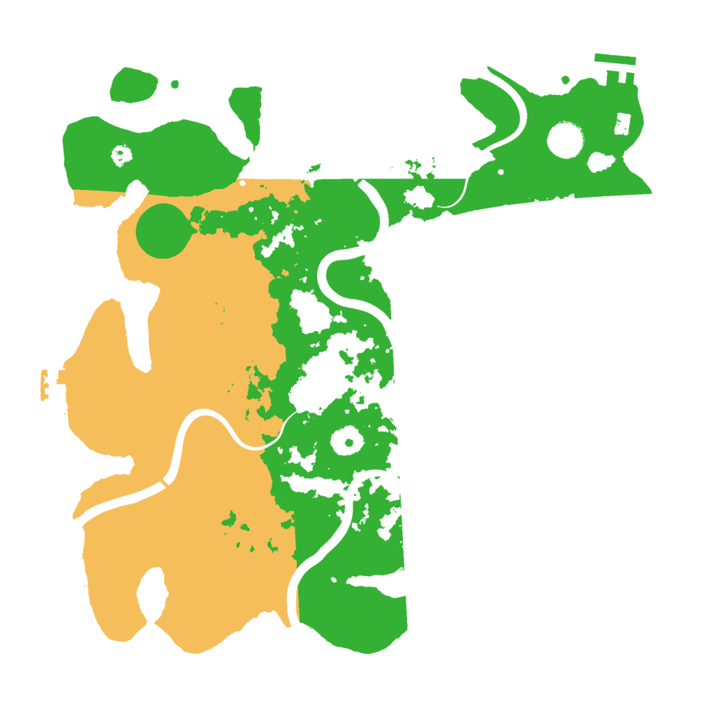 Biome Rust Map: Procedural Map, Size: 3500, Seed: 572000531