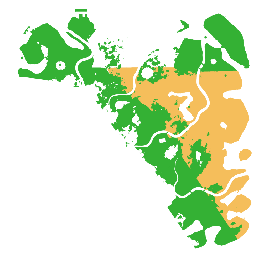 Biome Rust Map: Procedural Map, Size: 4400, Seed: 187800855