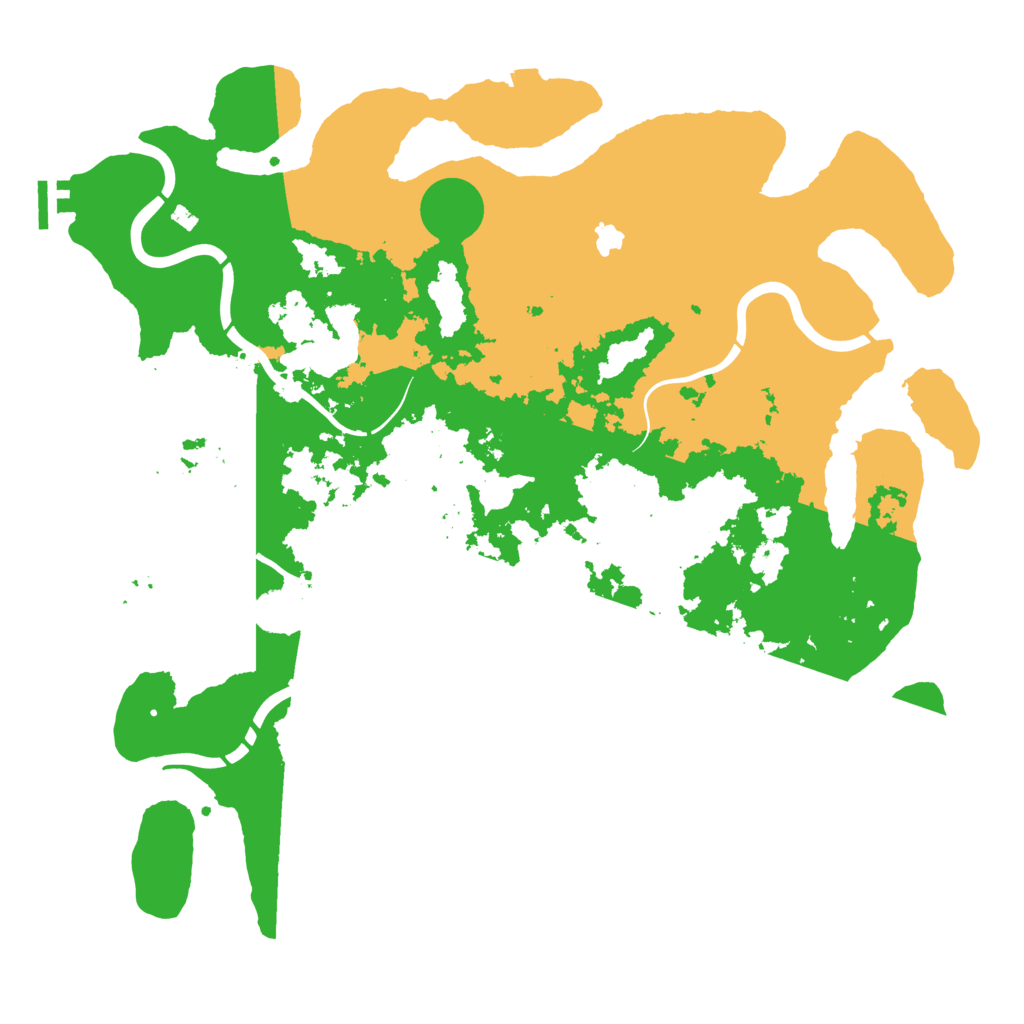 Biome Rust Map: Procedural Map, Size: 4250, Seed: 80977088