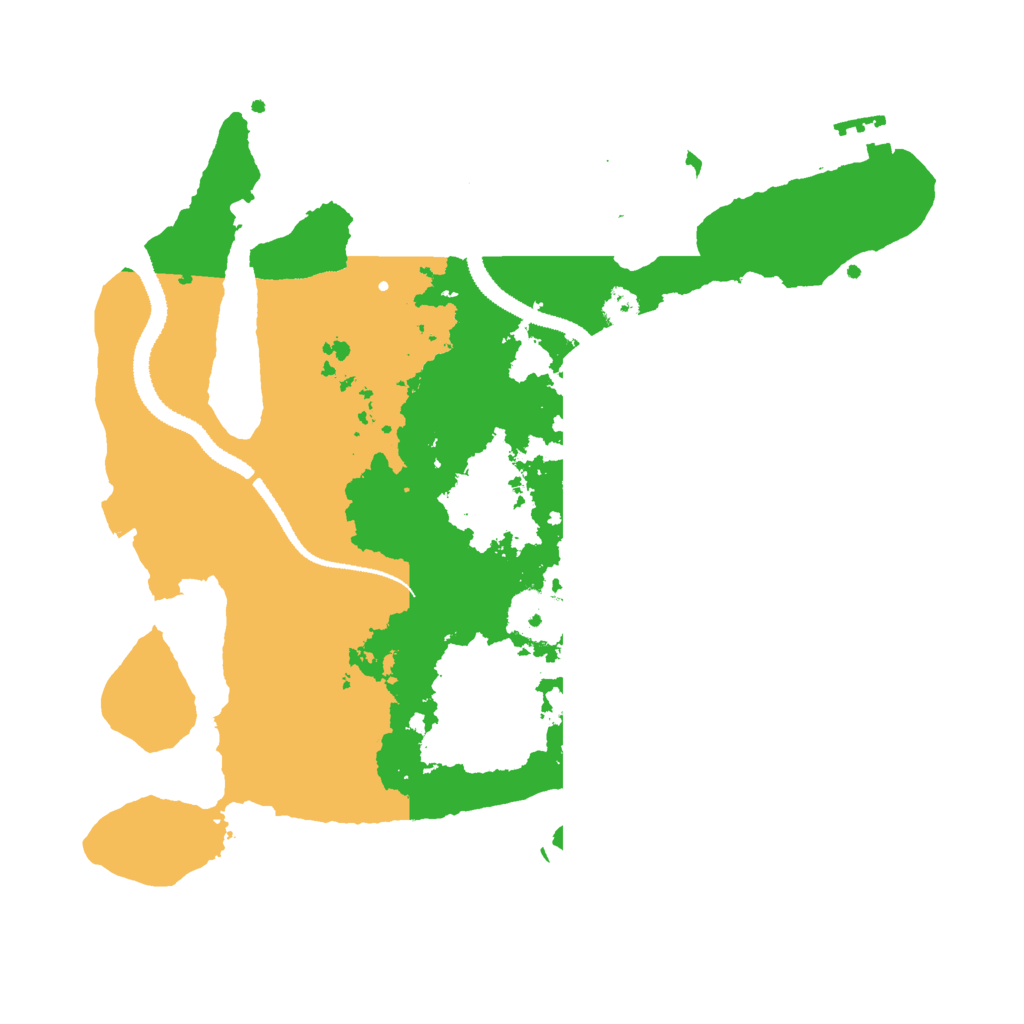 Biome Rust Map: Procedural Map, Size: 3000, Seed: 1052025
