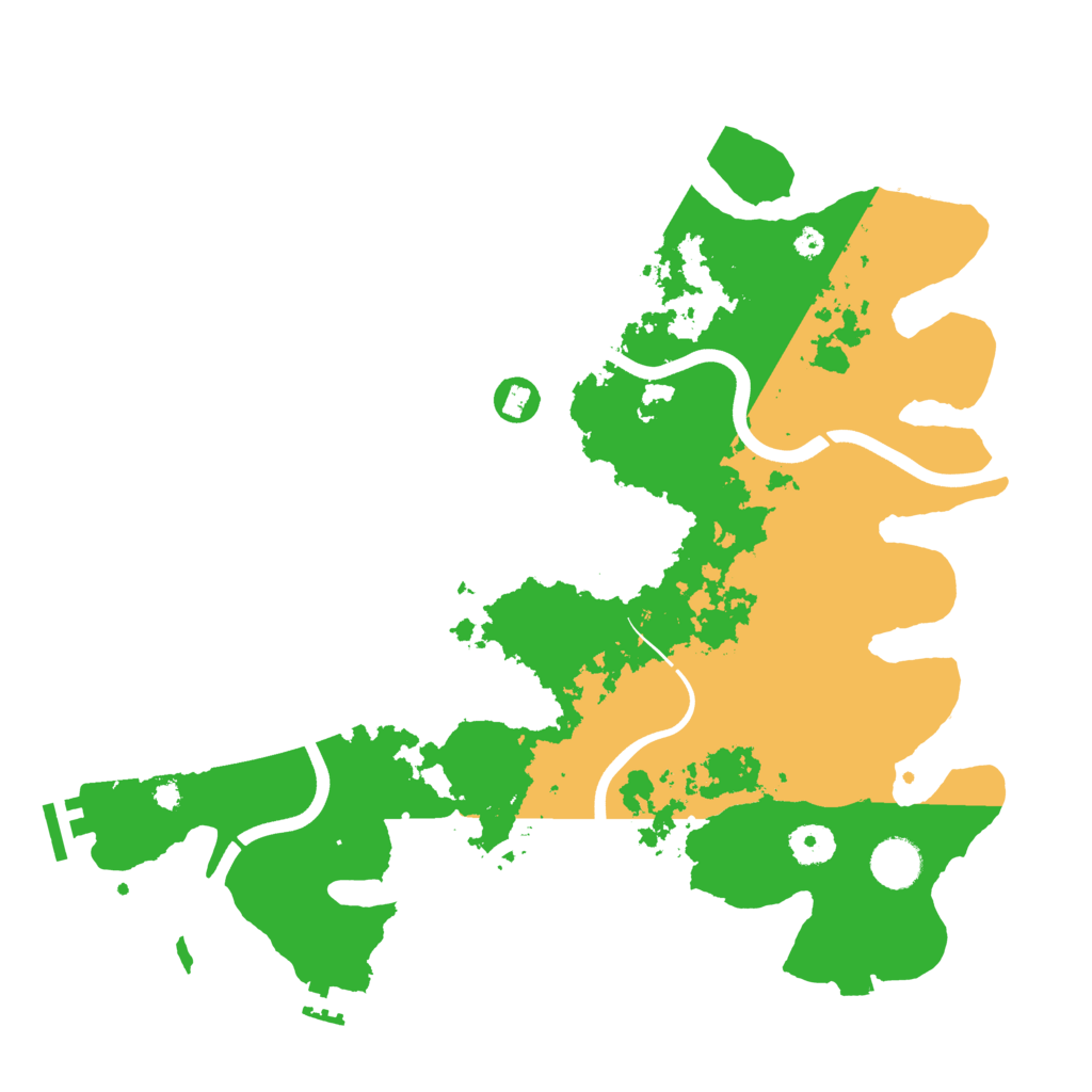 Biome Rust Map: Procedural Map, Size: 3800, Seed: 213488994