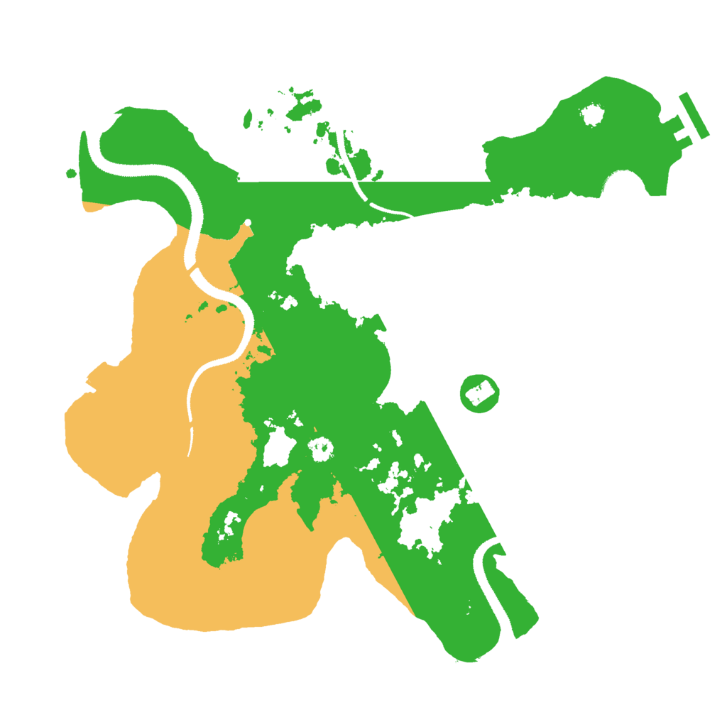 Biome Rust Map: Procedural Map, Size: 3000, Seed: 1968159870