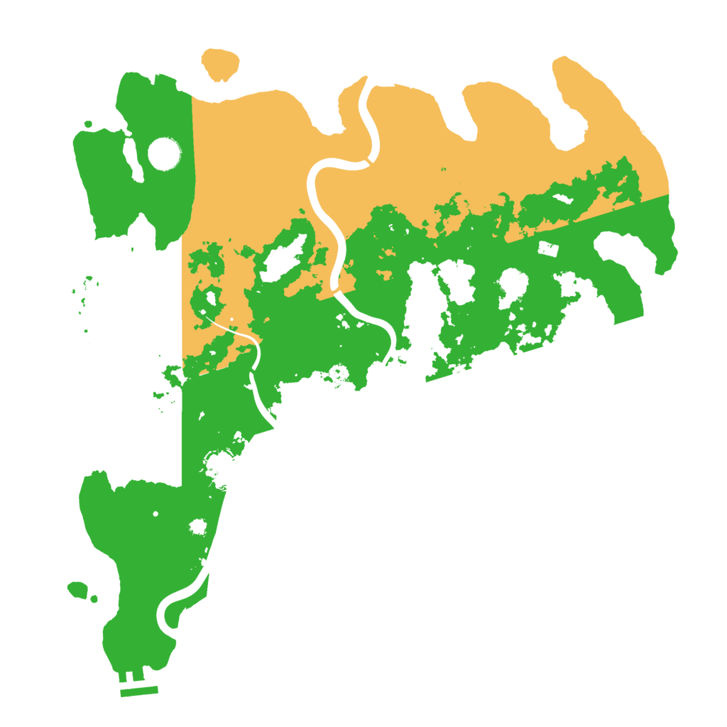 Biome Rust Map: Procedural Map, Size: 3900, Seed: 805033570