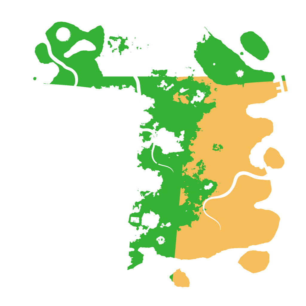 Biome Rust Map: Procedural Map, Size: 3800, Seed: 70632