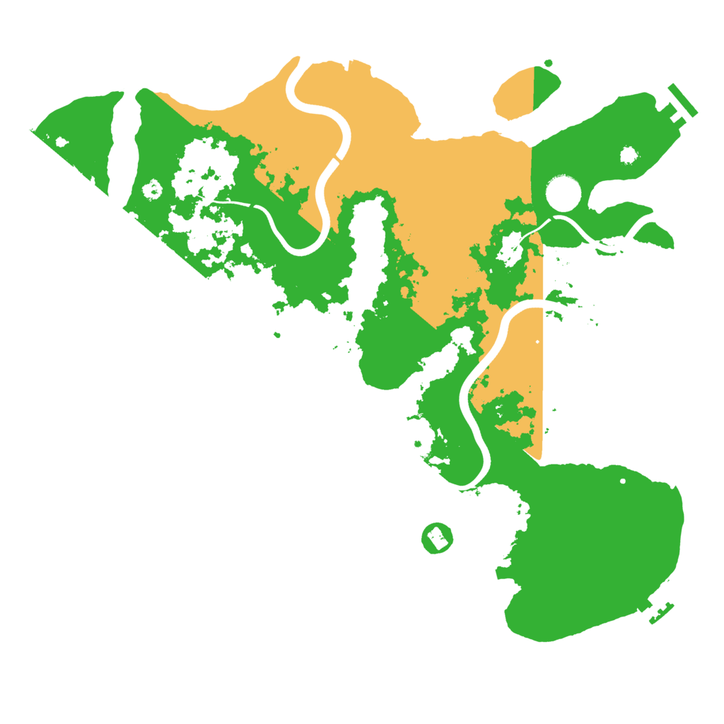 Biome Rust Map: Procedural Map, Size: 3750, Seed: 1401096940