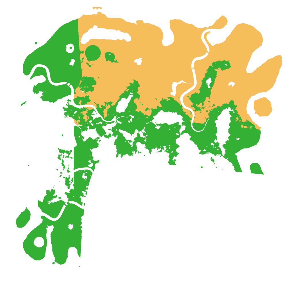 Biome Rust Map: Procedural Map, Size: 5000, Seed: 508628203