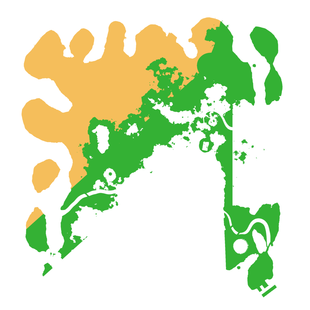 Biome Rust Map: Procedural Map, Size: 3750, Seed: 1692495111