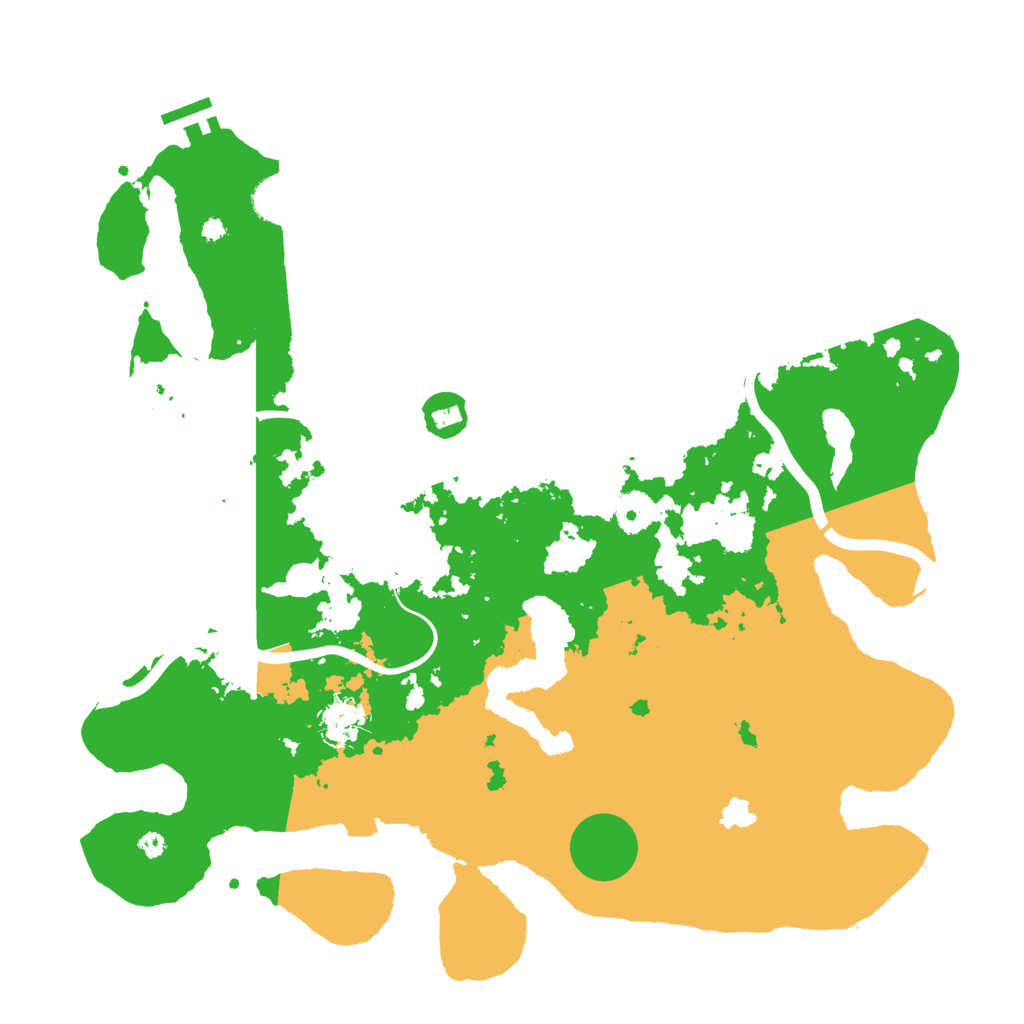 Biome Rust Map: Procedural Map, Size: 4000, Seed: 1838710544