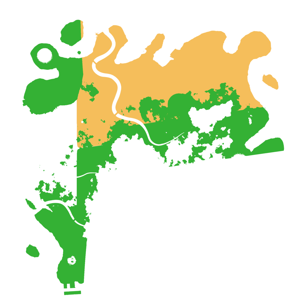 Biome Rust Map: Procedural Map, Size: 3666, Seed: 50000