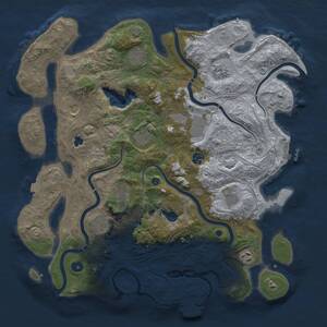 Thumbnail Rust Map: Procedural Map, Size: 4250, Seed: 1404192890, 17 Monuments