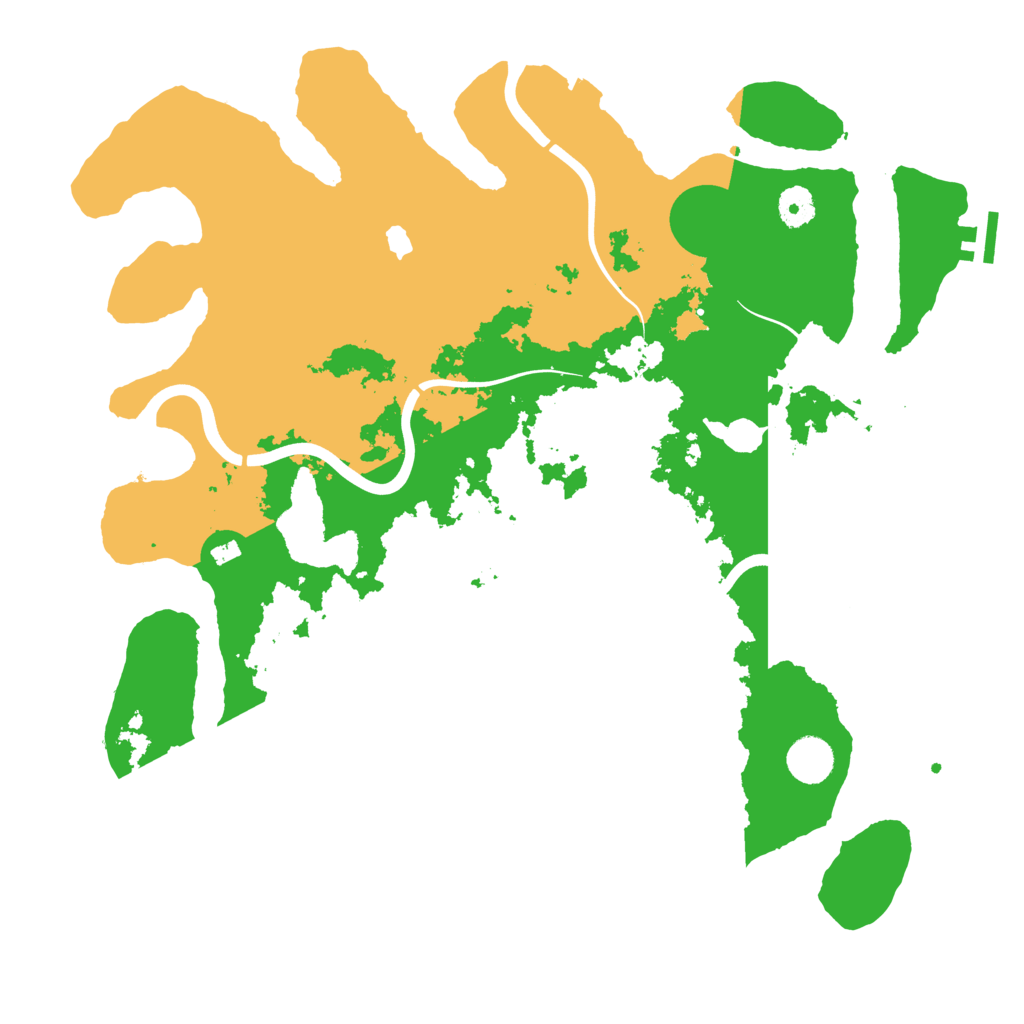 Biome Rust Map: Procedural Map, Size: 4000, Seed: 176242334
