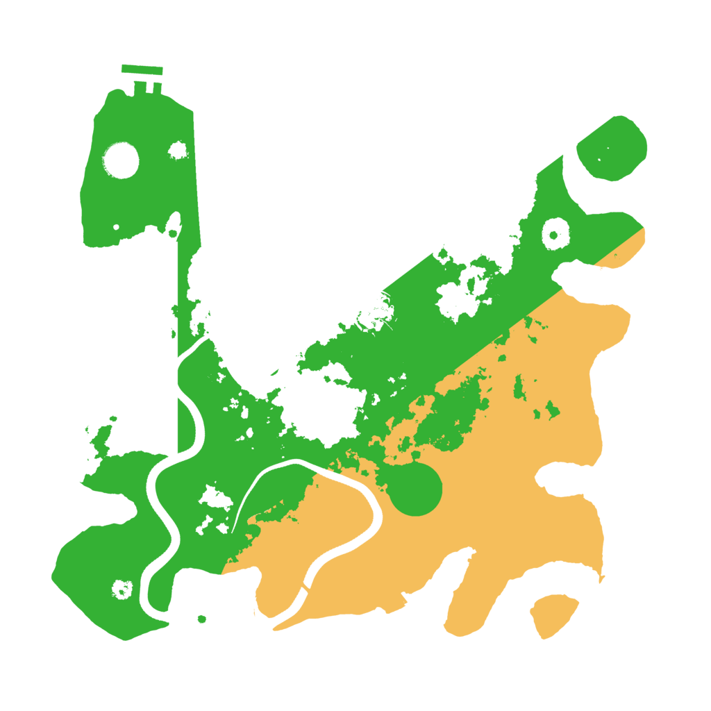 Biome Rust Map: Procedural Map, Size: 3500, Seed: 644267