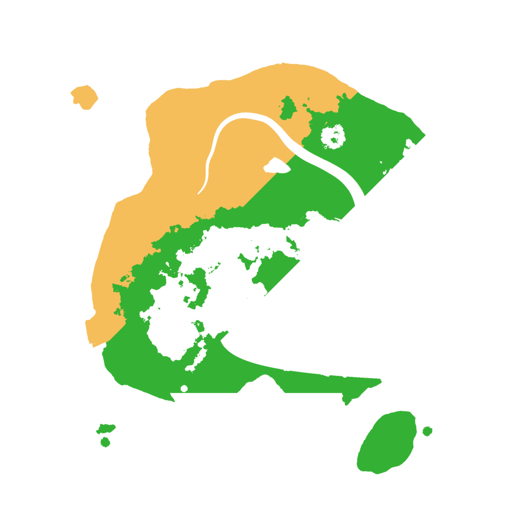 Biome Rust Map: Procedural Map, Size: 2200, Seed: 1321026173