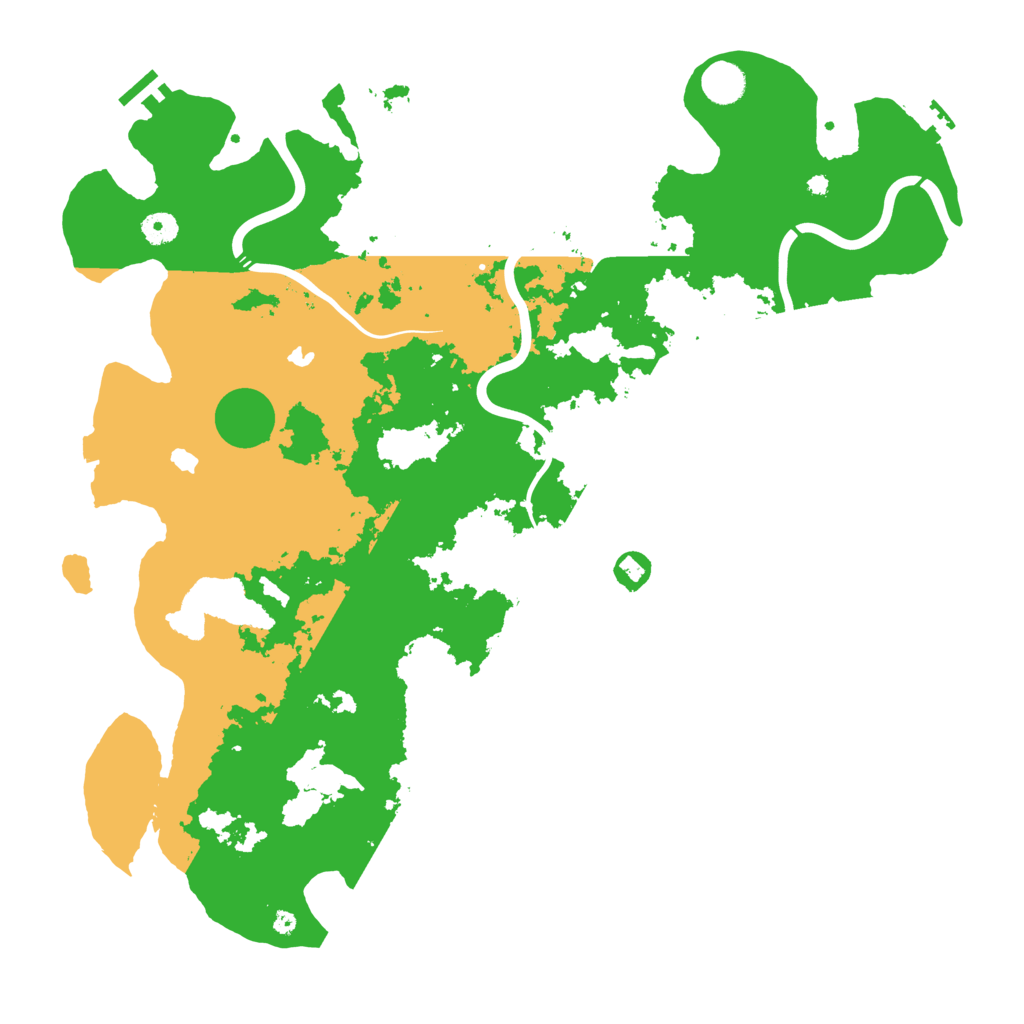 Biome Rust Map: Procedural Map, Size: 4500, Seed: 1153074145