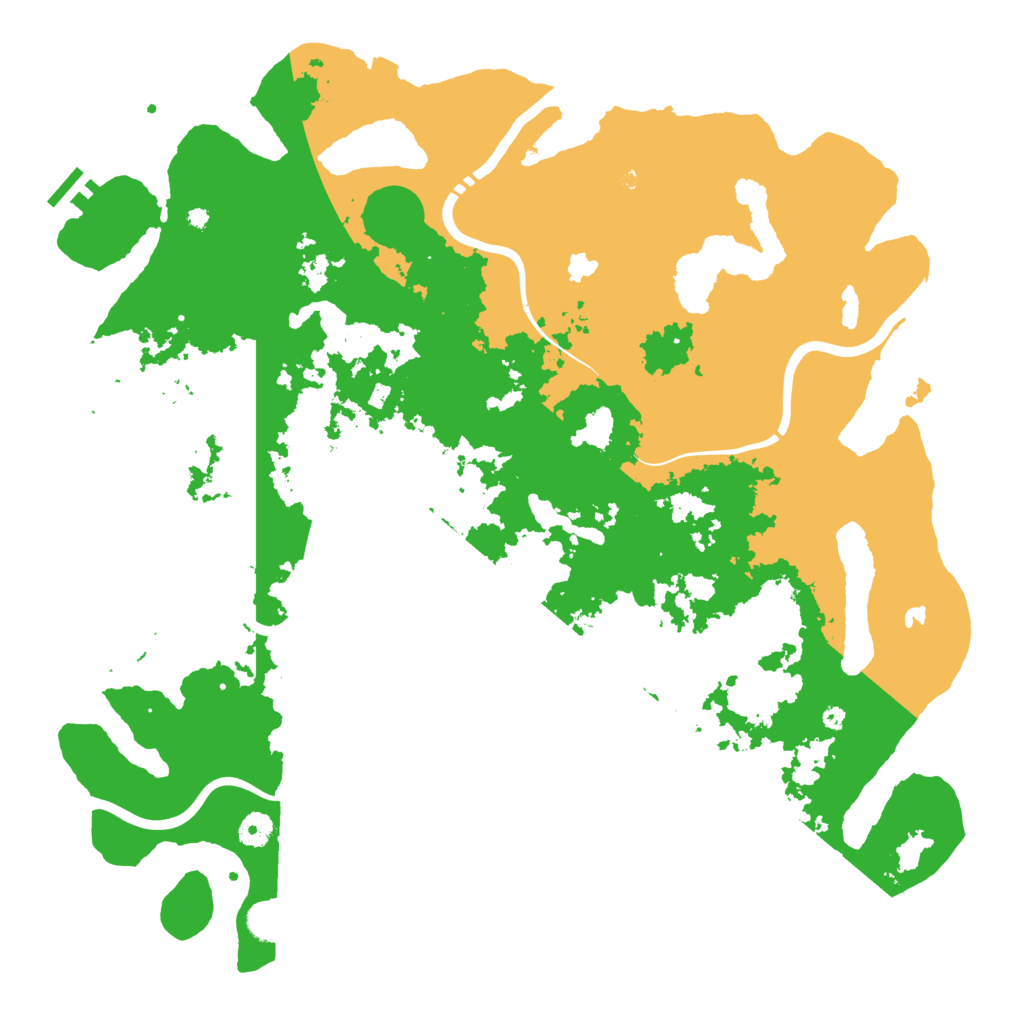 Biome Rust Map: Procedural Map, Size: 4500, Seed: 1675397846
