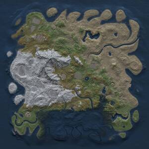 Thumbnail Rust Map: Procedural Map, Size: 5087, Seed: 12765, 16 Monuments