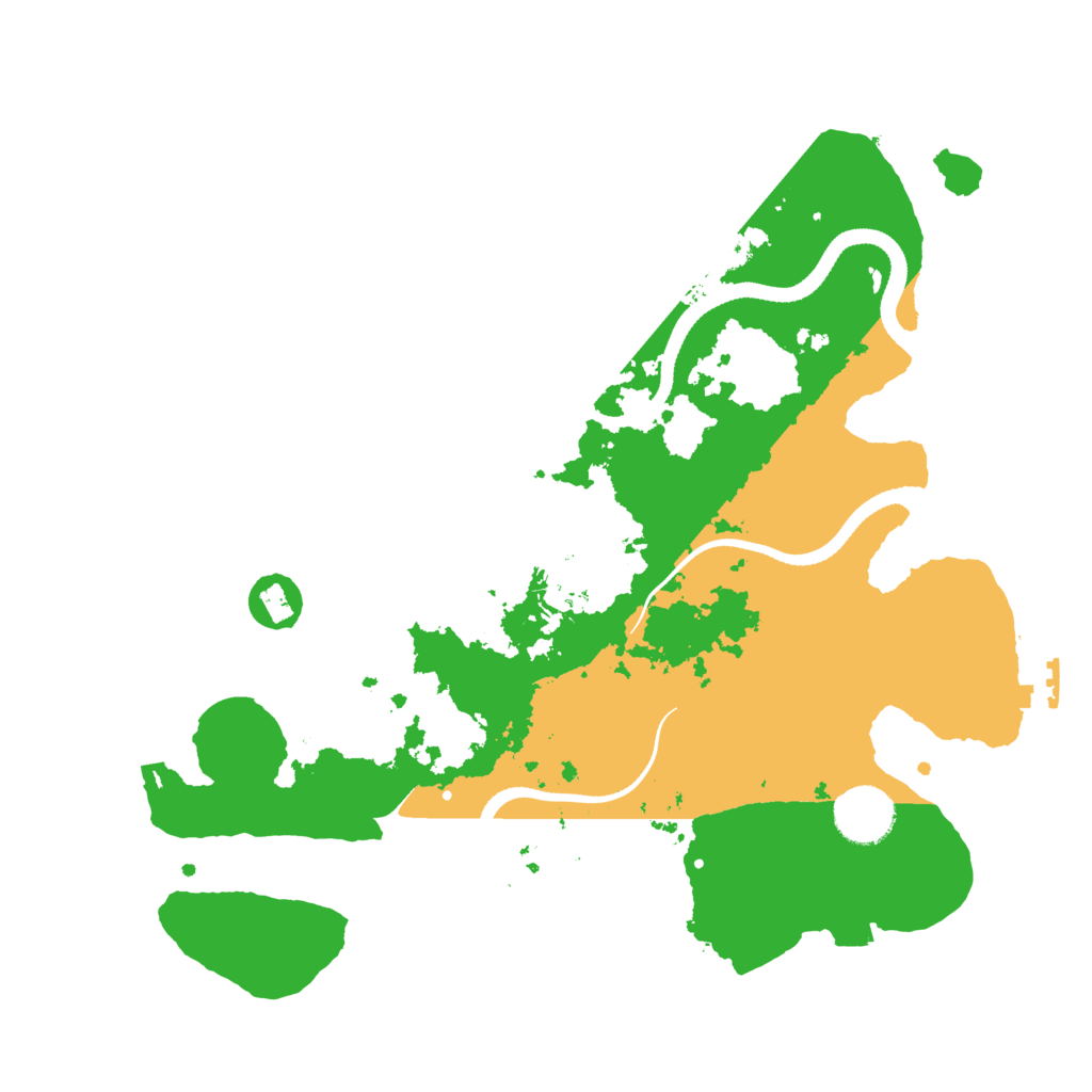 Biome Rust Map: Procedural Map, Size: 3300, Seed: 24709376