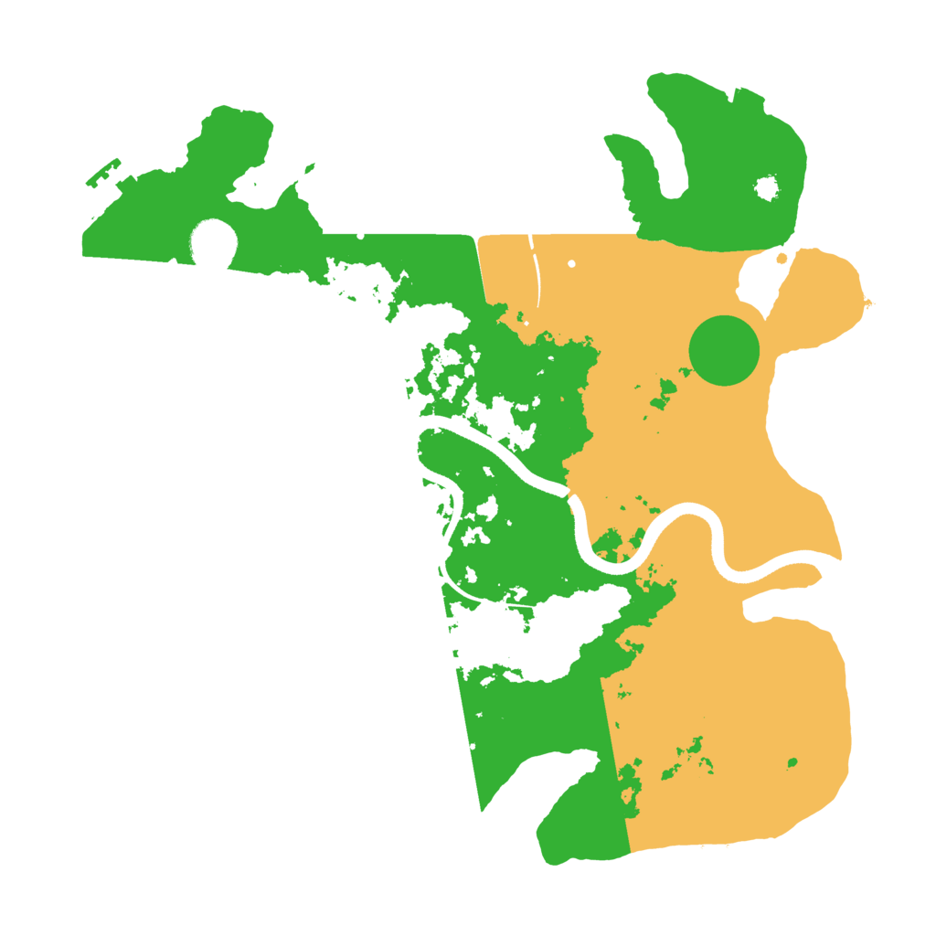 Biome Rust Map: Procedural Map, Size: 3500, Seed: 2145745655