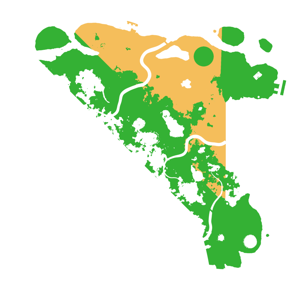 Biome Rust Map: Procedural Map, Size: 4000, Seed: 2469935
