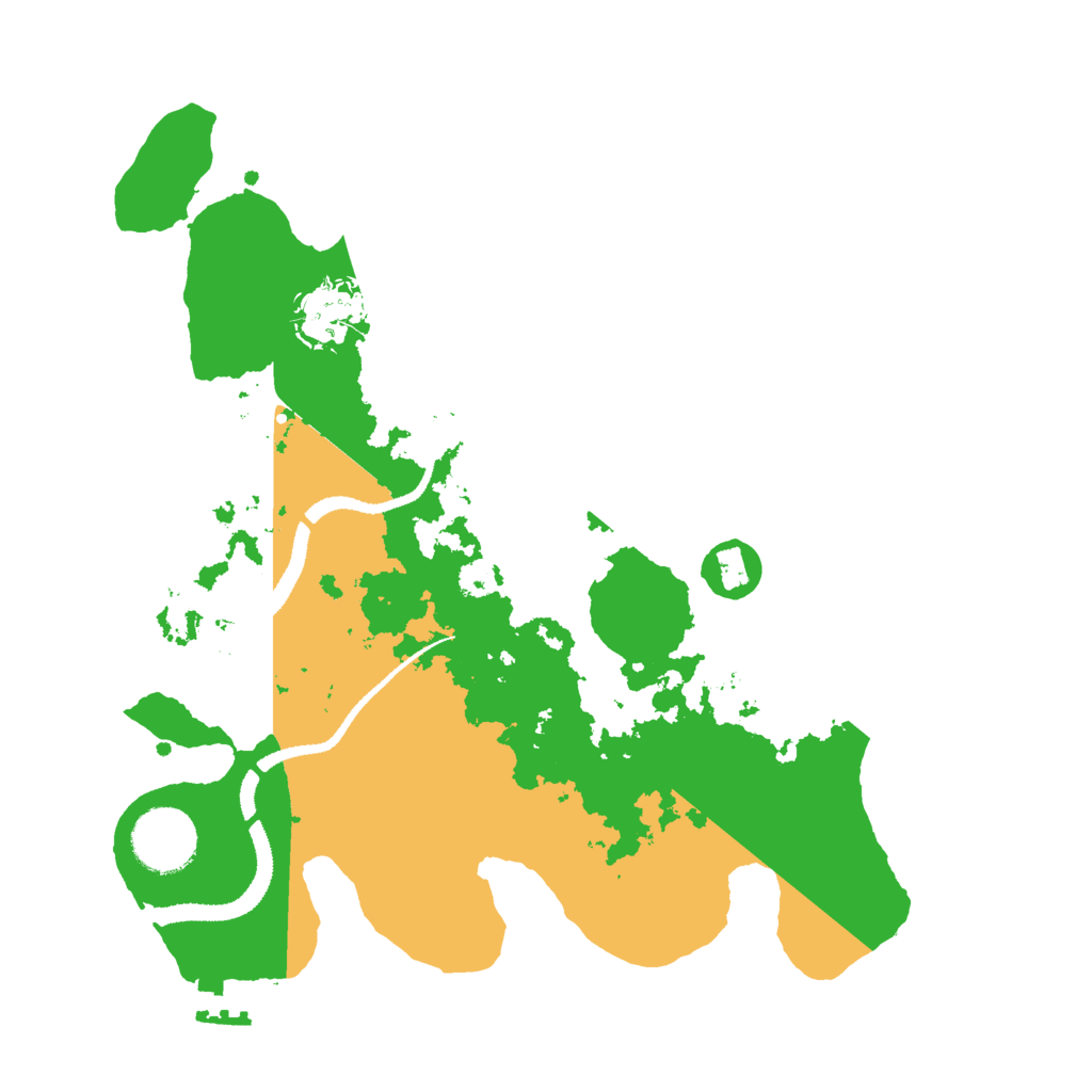 Biome Rust Map: Procedural Map, Size: 3000, Seed: 61295