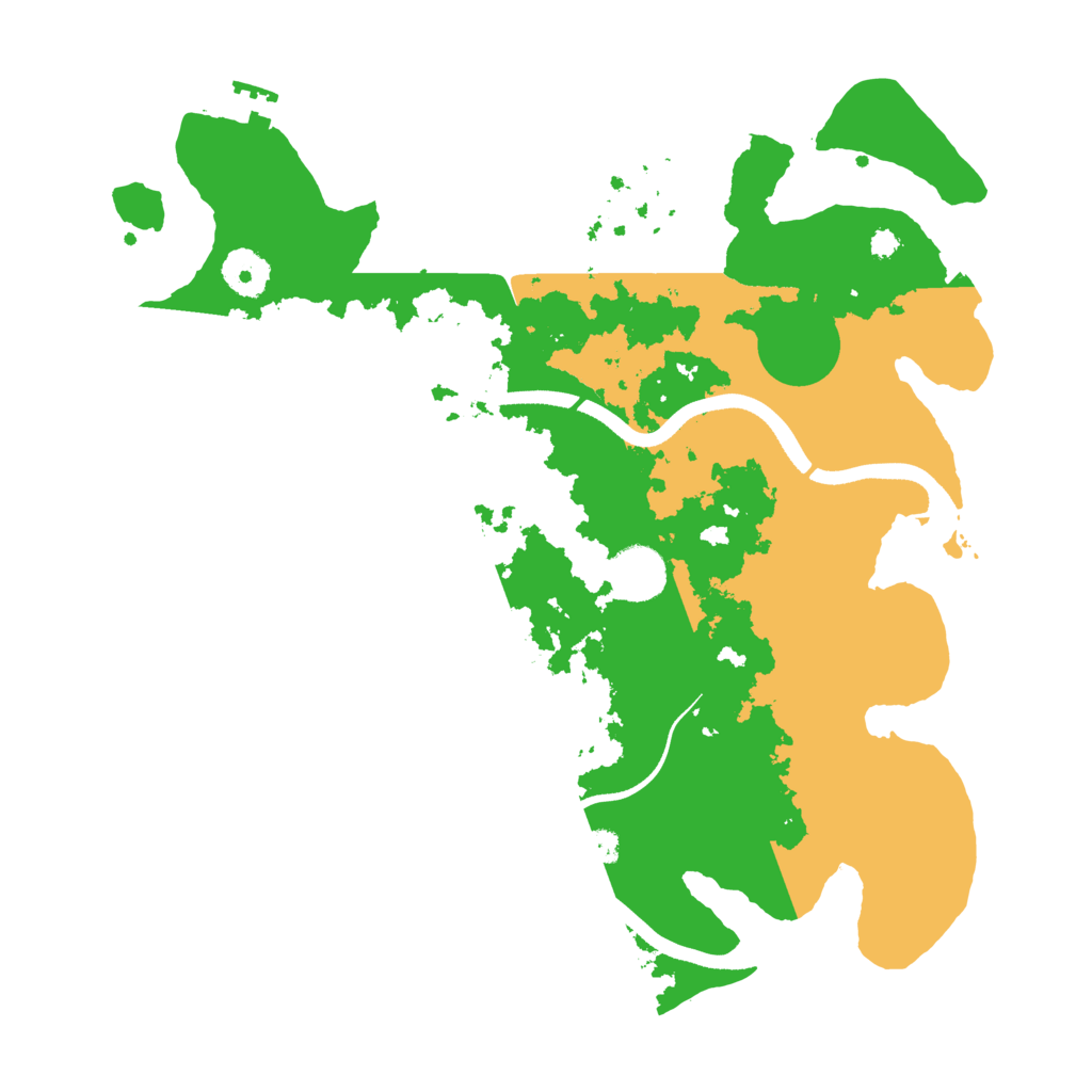 Biome Rust Map: Procedural Map, Size: 3500, Seed: 1151260188