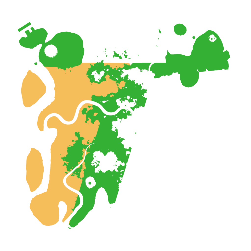 Biome Rust Map: Procedural Map, Size: 3500, Seed: 944975657