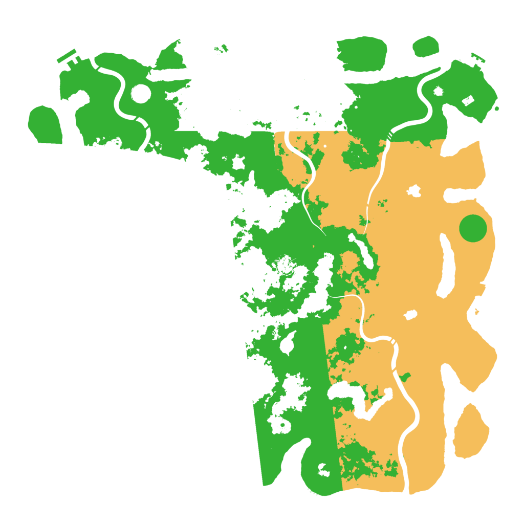 Biome Rust Map: Procedural Map, Size: 5000, Seed: 469377