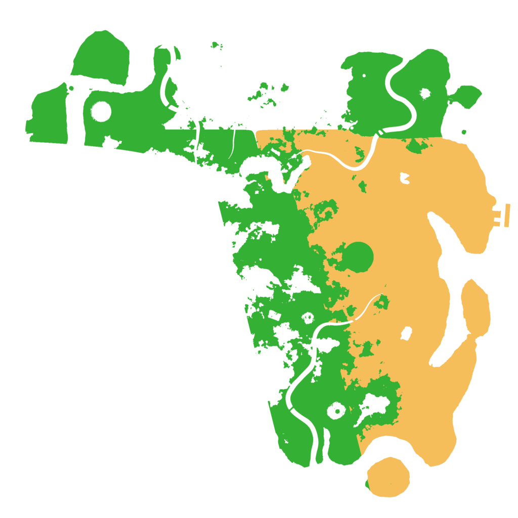 Biome Rust Map: Procedural Map, Size: 4500, Seed: 334248661