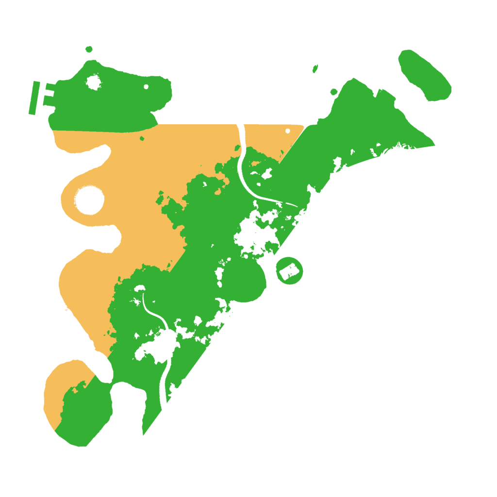 Biome Rust Map: Procedural Map, Size: 3000, Seed: 1289132632