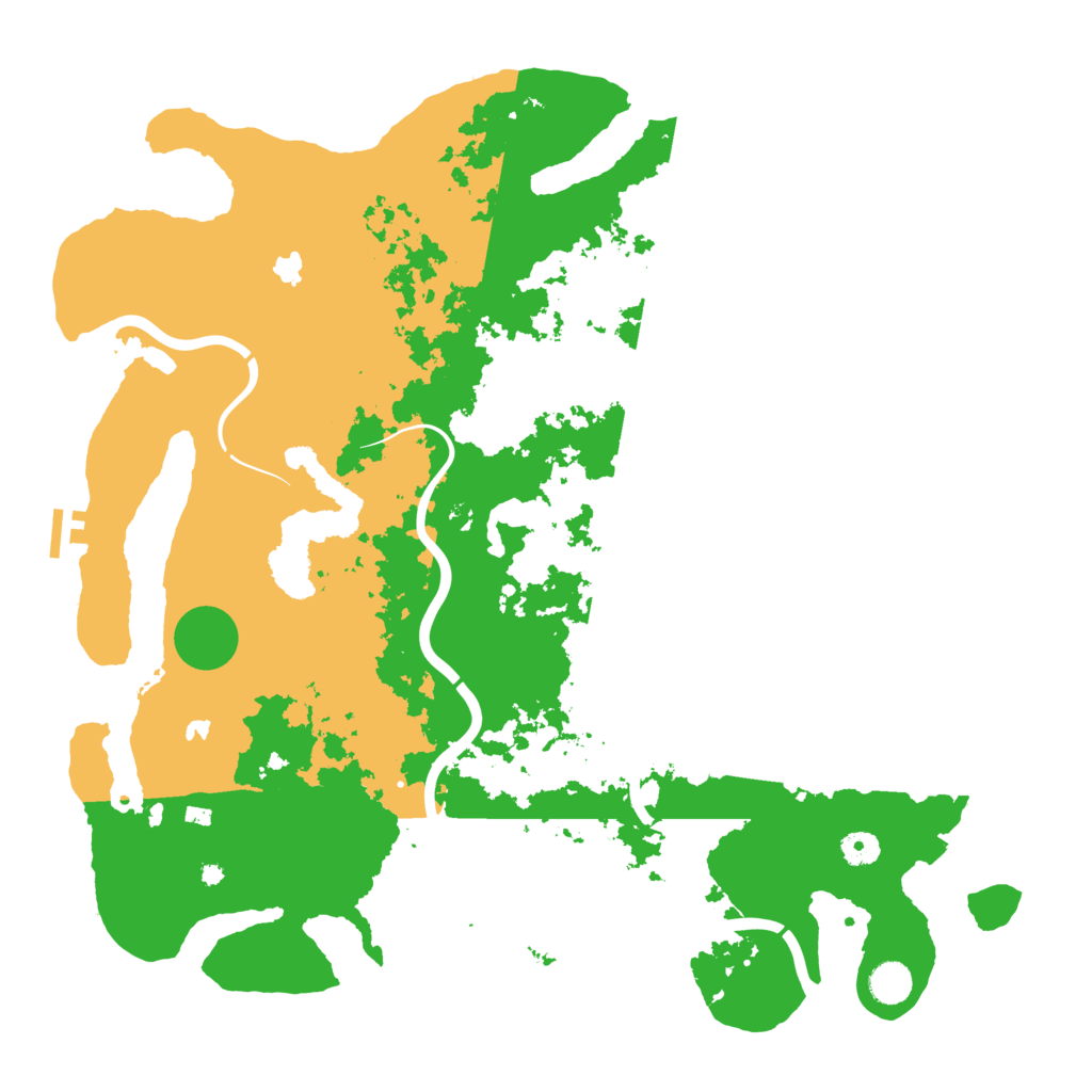 Biome Rust Map: Procedural Map, Size: 4500, Seed: 90570634