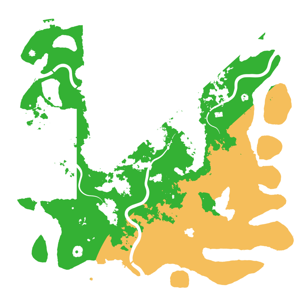 Biome Rust Map: Procedural Map, Size: 4200, Seed: 1656541033