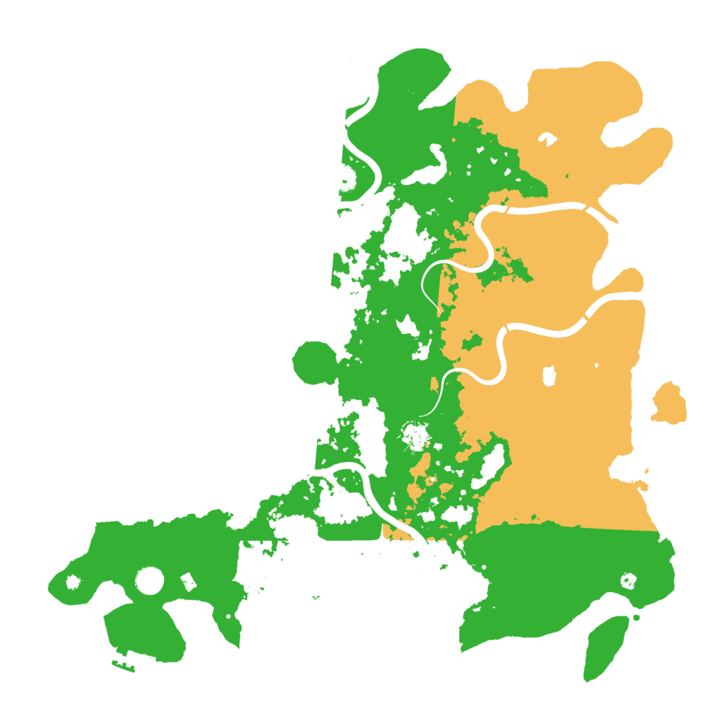 Biome Rust Map: Procedural Map, Size: 4500, Seed: 617209523