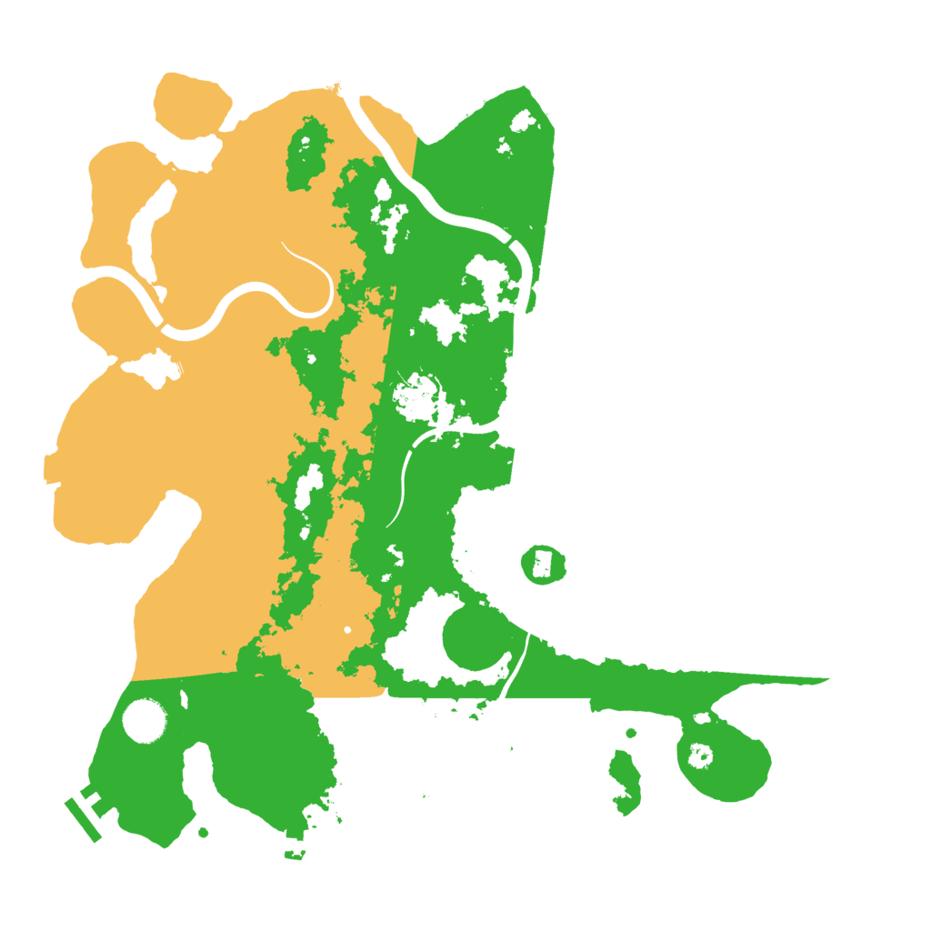 Biome Rust Map: Procedural Map, Size: 3750, Seed: 56039570