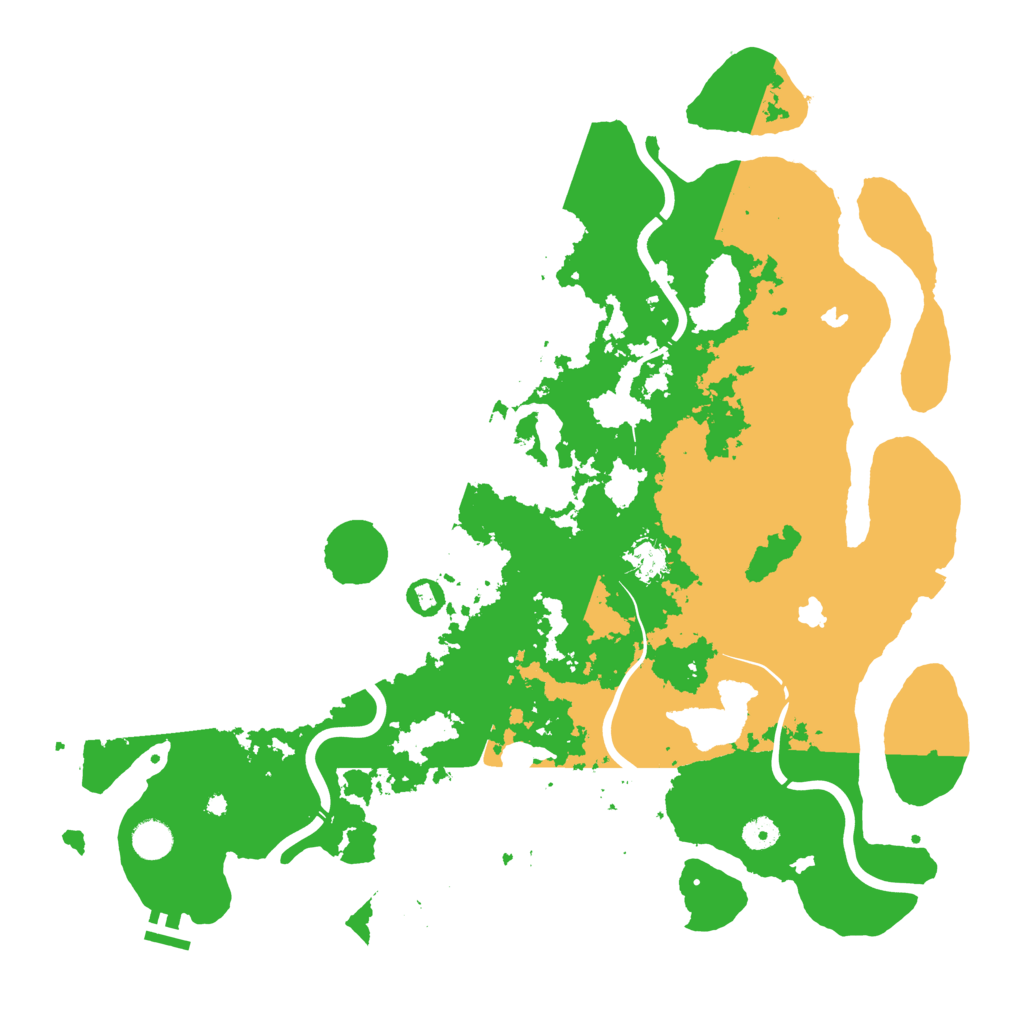 Biome Rust Map: Procedural Map, Size: 4500, Seed: 1798935957