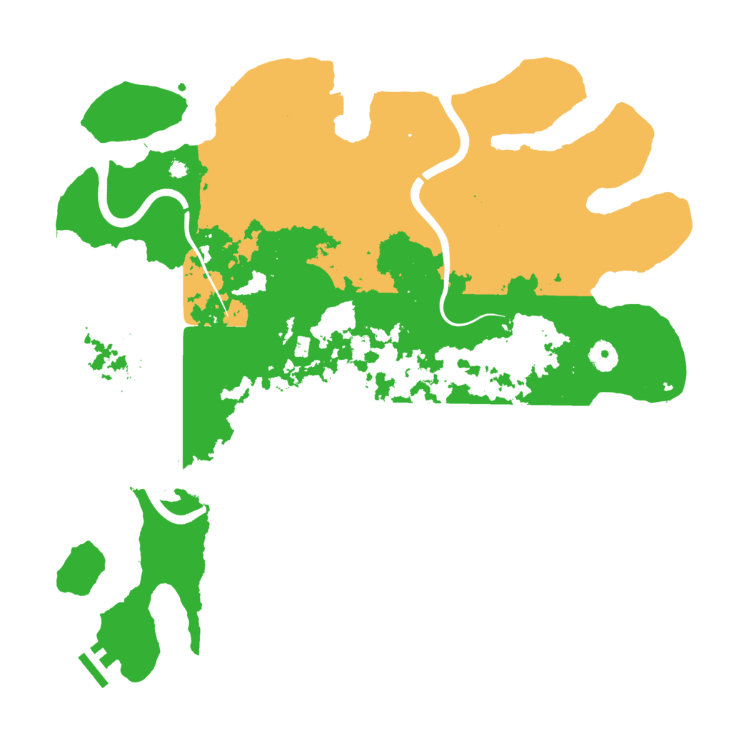 Biome Rust Map: Procedural Map, Size: 3750, Seed: 966337545