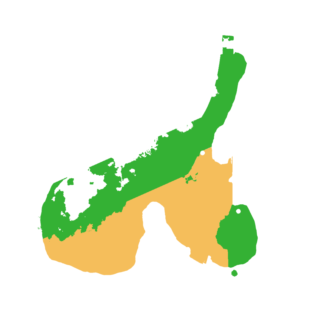 Biome Rust Map: Procedural Map, Size: 2000, Seed: 2006525775